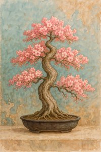 Kersenbloesem-bonsai