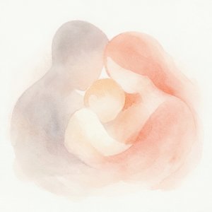 Een liefdevolle familieknuffel