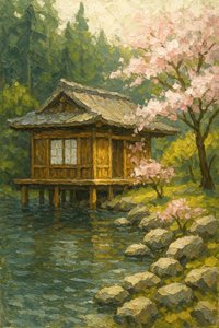 Rustige Japanse tuin