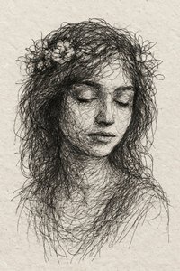 Rustig bloemenportret door Natalie Bruns