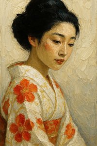 Sereen kimono-portret door Natalie Bruns