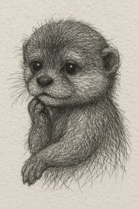De bedachtzame babyotter door Natalie Bruns