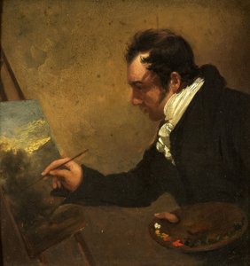Portret van dominee John Eagles door Nathan Cooper Branwhite