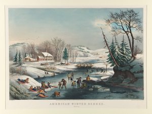 American Winter Scenes. Morning
