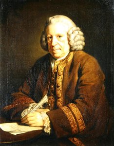 Portret van een man die schrijft