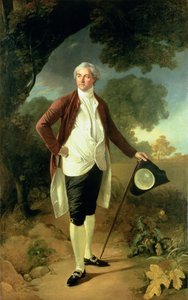 Portret van David Garrick door Nathaniel Dance Holland