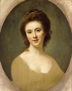 Portret van Miss Sunning, hoofd en schouders