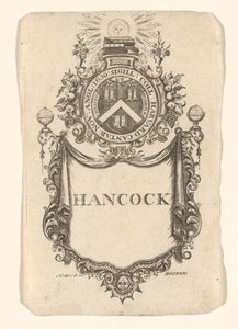 Boekplaat van Harvard College (Hancock)
