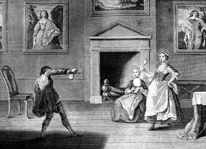 Battledore en Shuttlecock, 1743