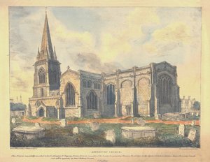 Adderbury Kerk, c1830