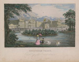 Algemeen Uitzicht op Buckingham Palace door Nathaniel Whittock