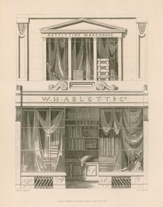 Winkelpui voor W H Ablett, Outfitting Warehouse, Cornhill, Londen