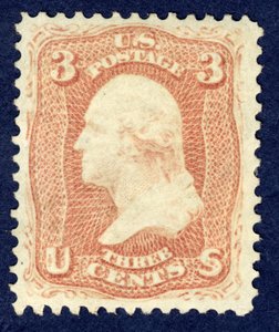 3c Washington enkel, 1861