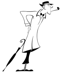 Jacques Tati door Neale Osborne