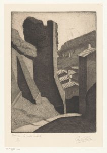 Antieke muur te Florence