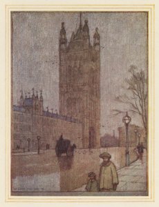 De Victoria Tower, House of Lords door Nelson Dawson