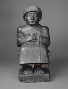 Standbeeld van Gudea, ca. 2090 v.Chr. door Neo Sumerian