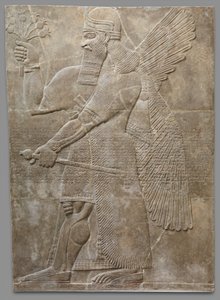 Reliëfpaneel, Neo-Assyrisch, c.883-859 v.Chr.