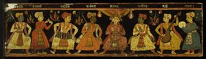 Boekomslag van een manuscript van een theatraal tekst door Nepalese School