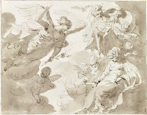 Bijbelse scène door Leopold Blonder
