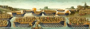 De slag bij Actium, ca. 1475-1480