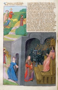 Orpheus en Eurydice, Cerberus en Pluto, uit Metamorphoses 10 door Ovidius, 1479