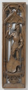 Paneel van een orgelkast, ca. 1510-20 door Netherlandish School