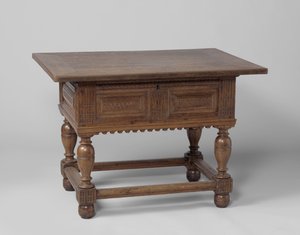 Betaaltafel, ca. 1600-50 (eik)