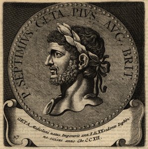 Portret van Romeinse keizer Geta
