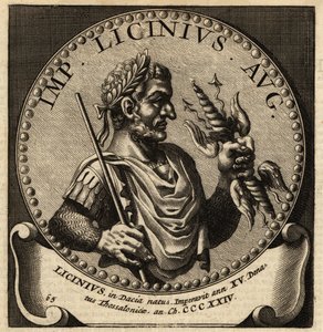 Portret van Romeinse keizer Licinius door Netherlandish School