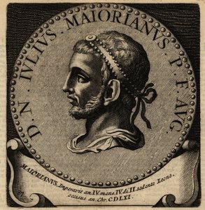 Portret van Romeinse keizer Majorian