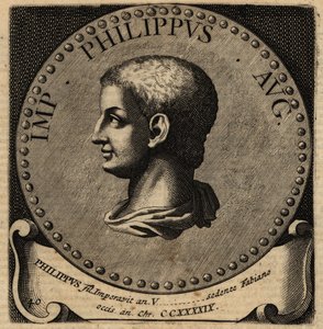 Portret van Romeinse keizer Philip II door Netherlandish School