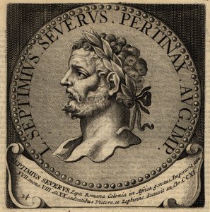 Portret van Romeinse keizer Septimius Severus