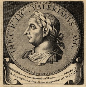 Portret van Romeinse keizer Valerian