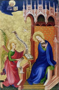 De Annunciatie, uit een opvouwbaar altaarstuk, ca.1400