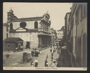 Exterieur van de Santa Maria Zobenigo te Venetië