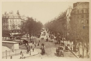 Parijs, Boulevard de la Madeleine door Neurdein freres