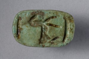 Scarabeezegel, 18e-19e Dynastie, 1540-1186 v.Chr. (faience)