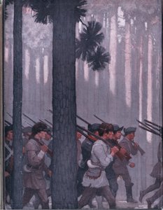Ontwerp binnenomslag door Newell Convers Wyeth