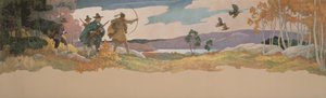 De Kalkoenjagers door Newell Convers Wyeth