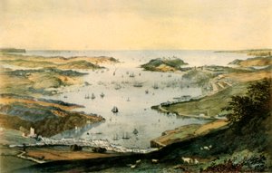 Haven van Falmouth, ca. 1840, 1942