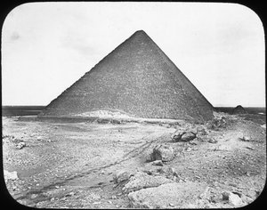 De Grote Piramide van Khufu Cheops, Gizeh, Egypte