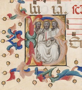 Begin B: De Drie-eenheid door Niccolò di Giacomo da Bologna
