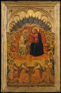 De kroning van de Maagd, ca. 1380