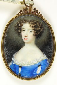Anne Villiers, Madame Bentinck door Nicholas (attr.to) Dixon