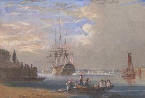 H.M.S. St. Vincent in Plymouth