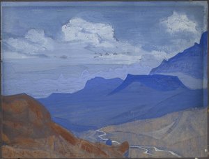 Nubra-vallei, 1926 door Nicholas Roerich
