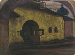 Pskov, 1922 door Nicholas Roerich
