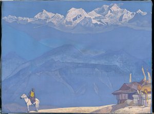 "Herinner", "Zijn Land" serie, 1924 door Nicholas Roerich