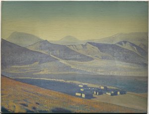 Heiligdommen en citadellen, uit de serie met dezelfde titel, 1925 door Nicholas Roerich